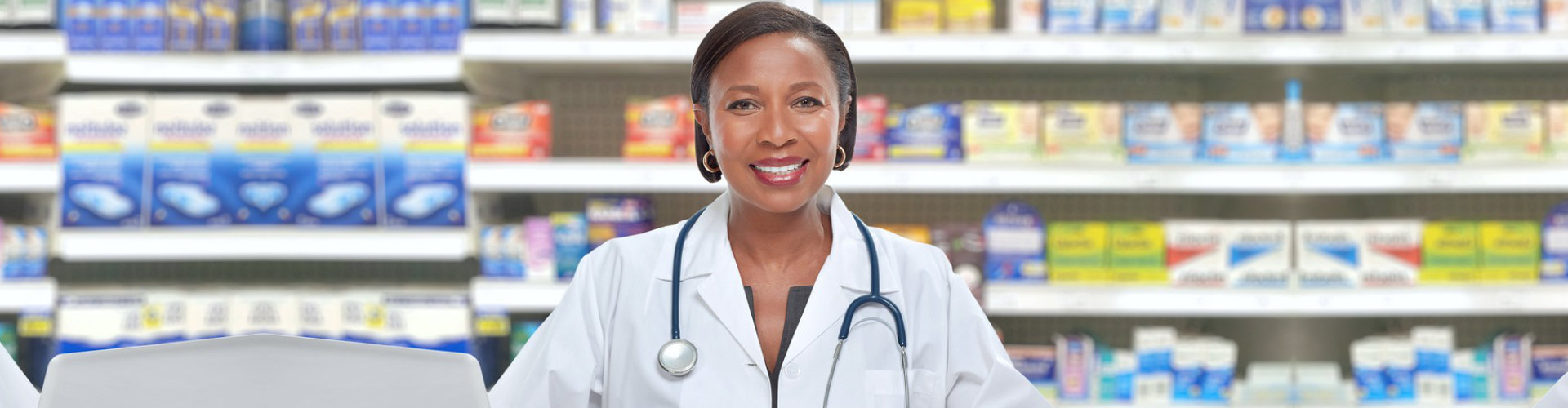 a female pharmacist